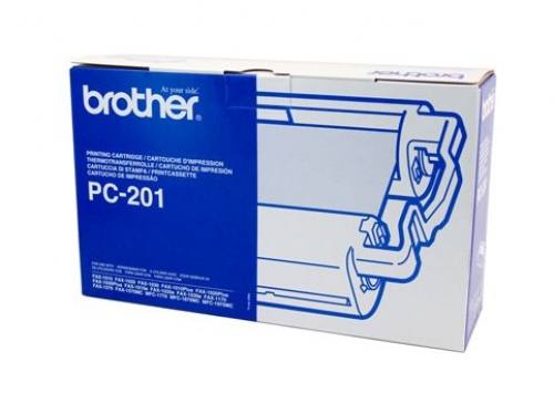 BROTHER PC-201 PRINT CARTRIDGE + 1 ROLL - 450 PAGES