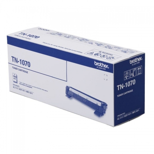 BROTHER TN1070 BLK TONER CARTRIDGE - 1,000 PAGES