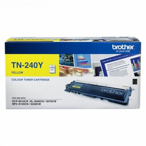 BROTHER TN-240Y YELLOW TONER CARTRIDGE - 1,400 PAGES