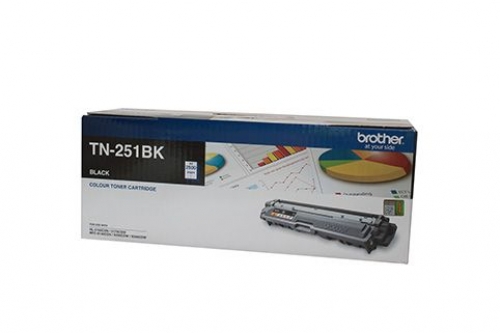 BROTHER TN-251 BLACK TONER CARTRIDGE - 2,500 PAGES