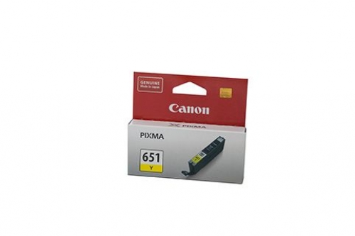 CANON CLI-651 YELLOW INK CARTRIDGE - 344 A4 PAGES