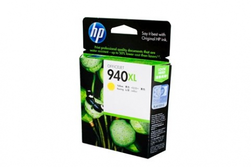 HP940XL YELLOW HIGH YIELD INK CARTRIDGE - 1,400 PAGES