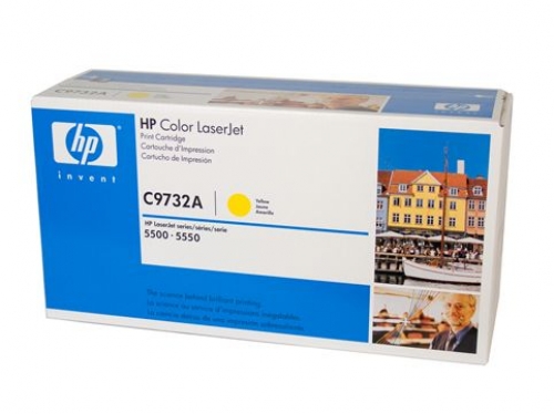 HP645A YELLOW TONER CARTRIDGE - 12,000 PAGES