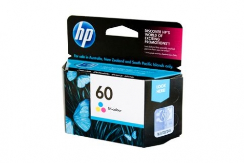 HP60 COLOUR INK CARTRIDGE - 165 PAGES