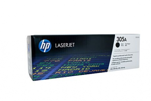 HP305A BLACK TONER CARTRIDGE - 2,200 PAGES