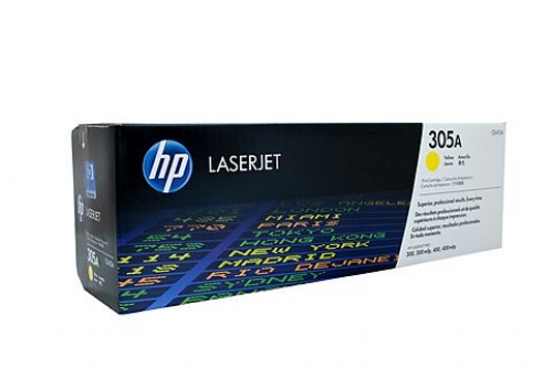 HP305A YELLOW TONER CARTRIDGE - 2,600 PAGES