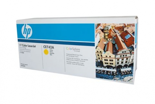 HP307A YELLOW TONER CARTRIDGE - 7,300 PAGES CE742A