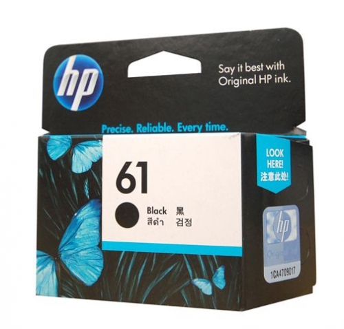 HP61 BLACK INK CARTRIDGE - 190 PAGES CH561WA