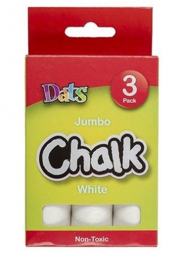 CHALK DATS JUMBO WHITE 3s