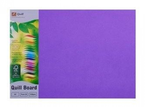 BOARD QUILL XL A3 210gsm LILAC 25s 90413