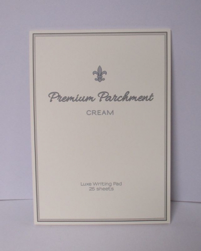 WRITING PAD PARCHMENT 210x295mm CREAM 25 SHEETS
