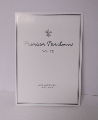 WRITING PAD PARCHMENT 210x295mm IVORY 25 SHEETS