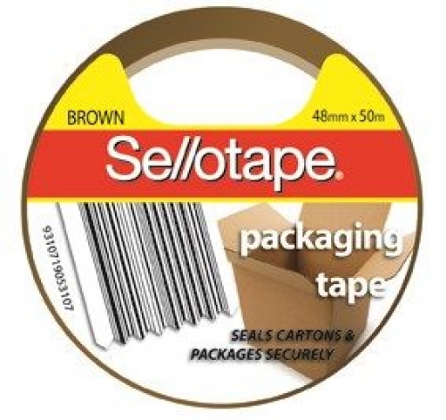 TAPE PACKAGING SELLO BROWN 48mmx50M