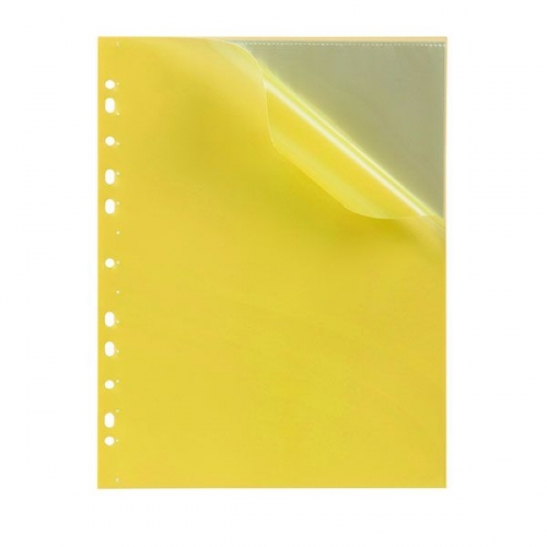 DISPLAY BOOK BINDER SOFT TOUCH A4 10 POCKET YELLOW