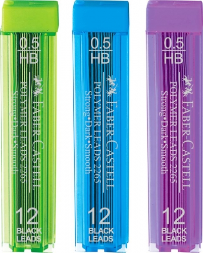 PENCIL LEADS FABER HB 0.5mm 12s