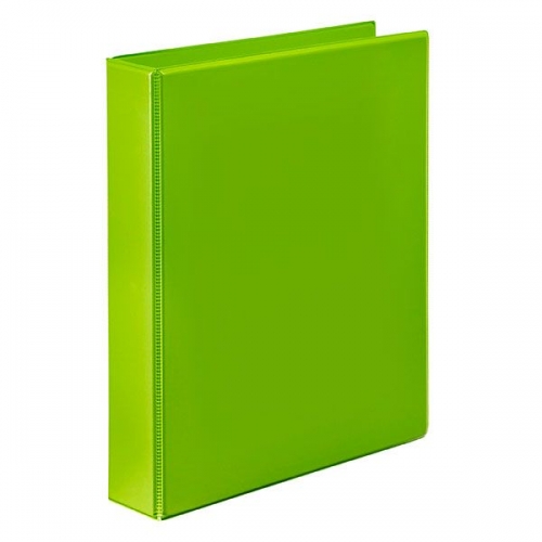 BINDER INSERT MARBIG A4 2 RING 25mm LIME