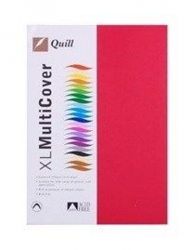 PAPER QUILL A4 125gsm RED 250s