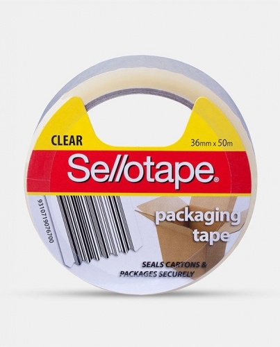 TAPE PACKAGING SELLO CLEAR 36mmx50M