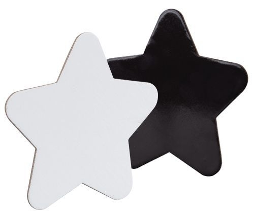 CANVAS BOARD MAGNETIC STAR 15x15cm PACK 4