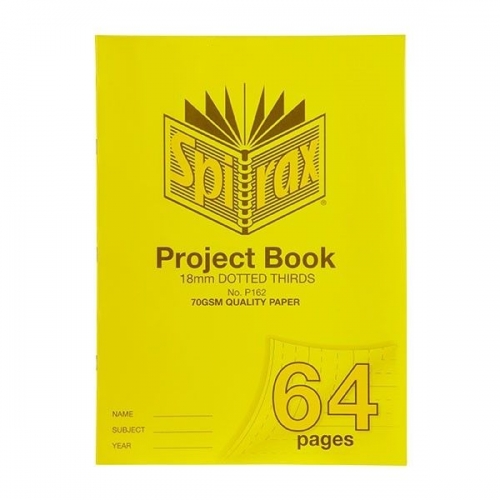 Book Project Spirax 162 18mm Dotted Thirds 64 page