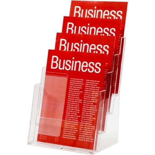 BROCHURE HOLDER ESSELTE A4 FREE STAND 4-TIER
