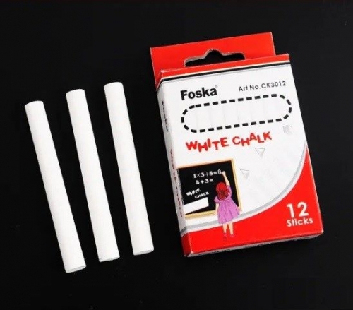 CHALK FOSKA WHITE 12s