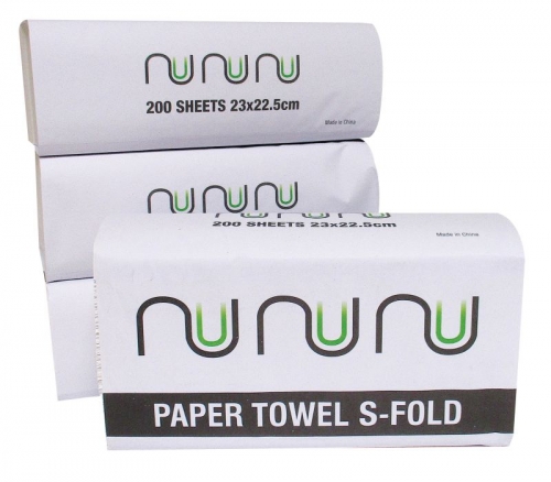 TOWELS PAPER NUPAK SLIMFOLD I/LEAVED 200s 23x23cm Ctn12