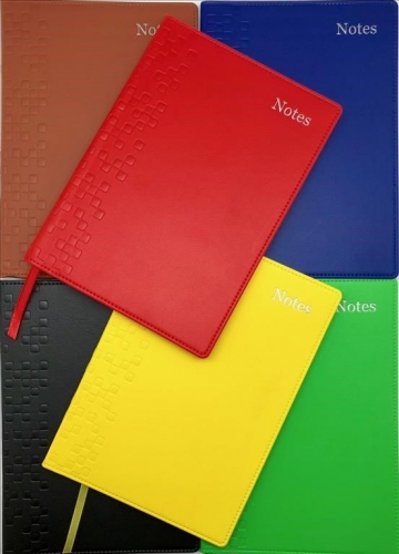 NOTEBOOK A5 PVC ASSORTED RULED