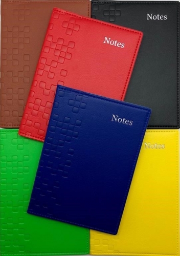 NOTEBOOK A6 PVC ASSORTED RULED