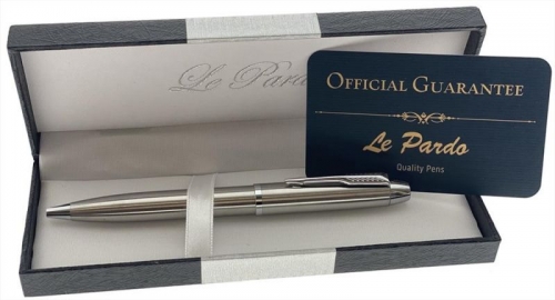 BALL POINT LE PARDO BRUSHED SILVER