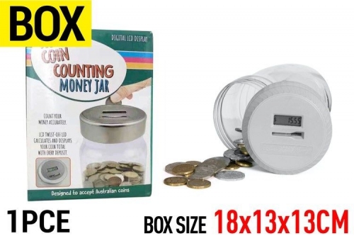 COIN COUNTING MONEY JAR