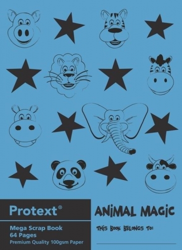 SCRAPBOOK PROTEXT ANIMAL MAGIC PP COVER 64 page