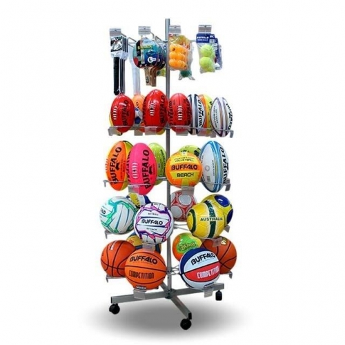 SPORTING GOODS BALL DISPLAY STAND