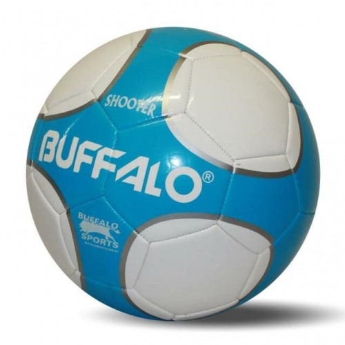 BUFFALO SHOOTER SOCCER BALL SIZE 5 WHITE/BLUE