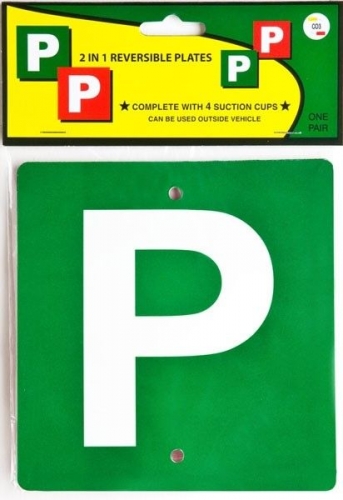 P & P PLATES 2 IN 1 REVERSABLE RED/GREEN VICTORIA ONLY