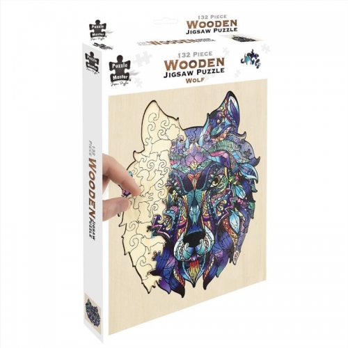 WOODEN PUZZLE - WOLF 132pce