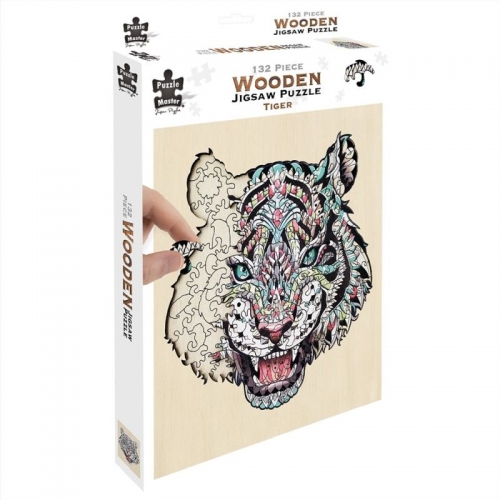 WOODEN PUZZLE - TIGER 132pce