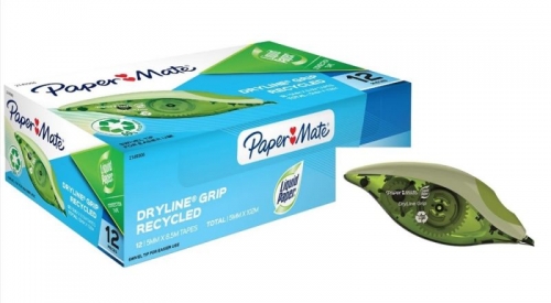 CORRECTION TAPE DRYLINE GRIP LIQUID PAPER RECYCLED
