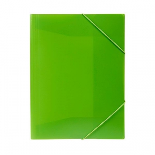 DOCUMENT WALLET MARBIG A4 BRIGHTS LIME