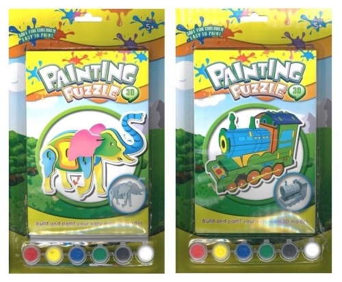 PAINTING PUZZLE 3D (ASSORTED)