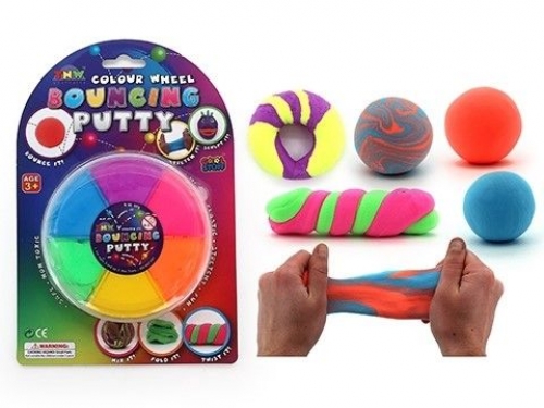 BOUNCING PUTTY COLOUR WHEEL 60g
