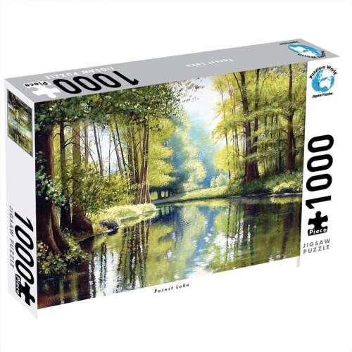 JIGSAW PUZZLERS WORLD - FOREST LAKE 1000pce
