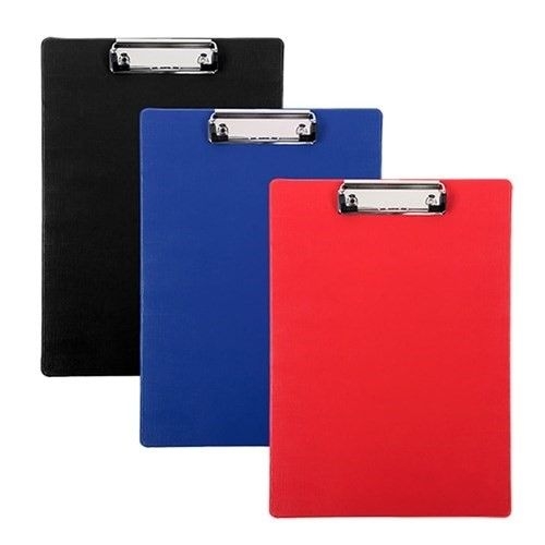 CLIPBOARD PVC A4 ASSORTED COLOURS