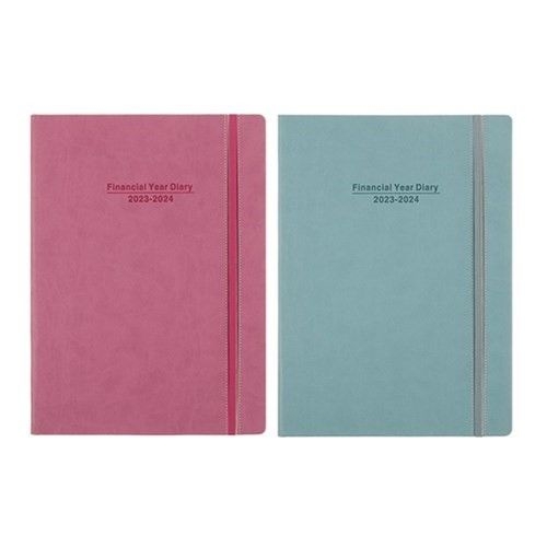DIARY DATS F/YEAR A4 WEEK/OPEN THERMAL PU w ELASTIC ASSTD CO