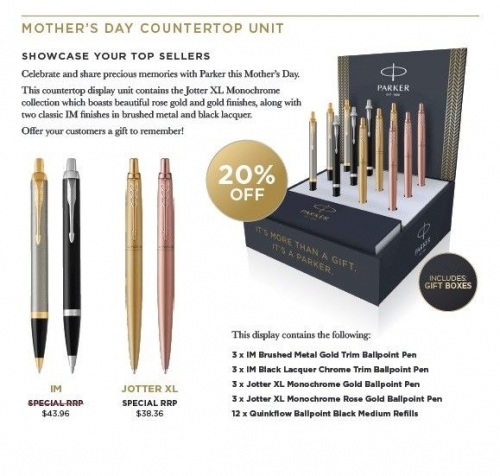 PARKER MOTHERS DAY 2024 COUNTER UNIT