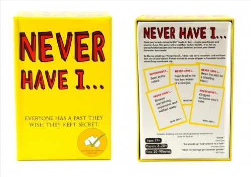 NEVER HAVE I - CARD GAME