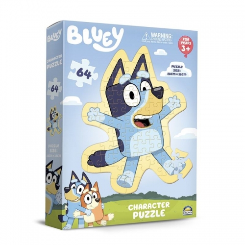 JIGSAW PUZZLE - BLUEY CHARACTER 64pce