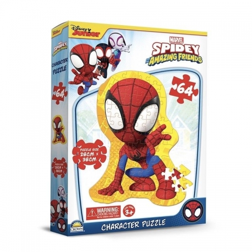 JIGSAW PUZZLE - SPIDEY & FRIENDS CHARACTER 64pce