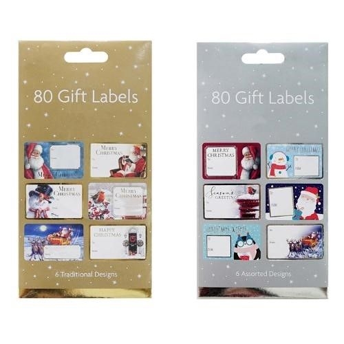 GIFT TAGS PACK 80 (2 ASSORTED)