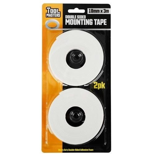 TAPE DOUBLE SIDED 18mmx3m 2s